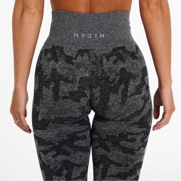 NVGTN Gray Camouflage Leggings - Picture 2 of 4